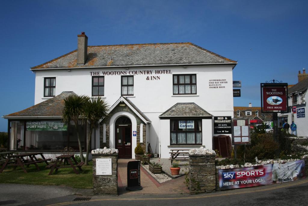 The Wootons Inn Tintagel Exteriör bild